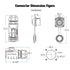 3 Pin Connector, Waterproof Electrical Connectors, Aviation Cable Connector for Industrial, Power, Car, and Other Indoor/Outdoor Circular Connecto...