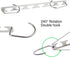 CBTONE 6 Pack Closet Space Saving Hangers, Multi-Purpose Metal Magic Cascading Hangers With Updated Hook Design for Organizing Wardrobe Clothing...