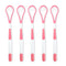 5 Pcs Tongue Scraper Tongue Brush, Scraper Handle Tongue Cleaners Brush to Help Resist Bad Breath and Freshen The Breath, Great for Adult Kids Rem...