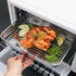 Stainless Steel Roasting Pan, Broiler Pan with Rack Set, Rectangular Roaster Perfect for Cooking and Baking.(9.3 * 6.9 * 2in)...