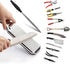 Knife Sharpeners Handheld 300/600 Grit Double Sided Diamond Knife Sharpening Weststone Stone for Kitchen Knives Scissors Garden Tools with scissor...