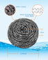 12Pcs Steel Wool Scrubber Pads for Cleaning Dishes, Pans, Pots, Ovens, Grills, Sinks - Stainless Steel Scrubbers for Kitchen, 12 Pack...