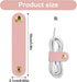 8Pcs PU Leather Cable Organizer, Reusable Cable Straps Ties Clips Portable Cord Keeper Manager for USB Data Holder Wrap Headphone Earbud Case Head...