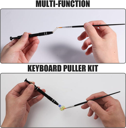 AIEX Keyboard Lube Kit, 4pcs Mechanical Keyboard Switch Puller Set Keycap Remover Kit with Keycap Puller, Switch Clamp, Stem Holder, Lube Pen, Eas...