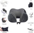 Travel Pillow, Best Memory Foam Neck Pillow Head Support Soft Pillow for Sleeping Rest, Airplane Car & Home Use (Grey)...