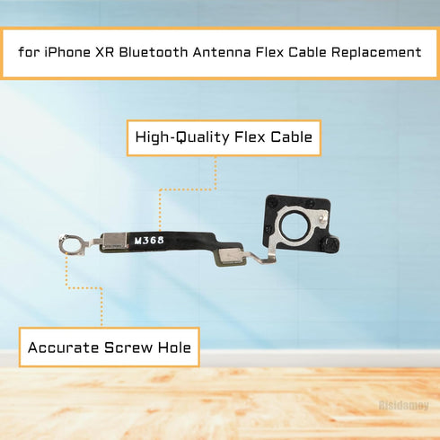 for iPhone XR Bluetooth Antenna Signal Flex Cable Replacement for iPhoneXR Bluetooth Wireless Connector Antenna with Repair Fix Tool Kit Screwdriv...