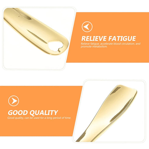 3pcs Makeup Spatula Small Alloy Face Cream Spoon Reusable Mask Scoop Beauty Tools for Facial Cosmetic, Face Mask (Golden)...