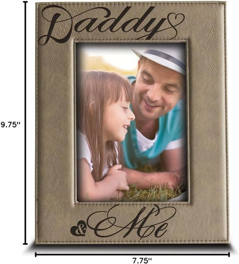 BELLA BUSTA - Daddy and Me Theme-Fathers day, Dad Keepsake from kids-Engraved Picture Frame (5 x 7 Vertical(Daddy))...