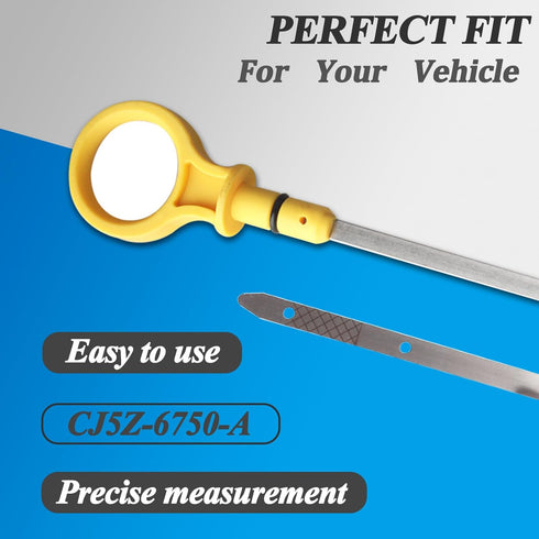 Engine Oil Level Dipstick Indicator Compatible for Ford Edge Escape Explorer Focus Fusion Taurus, for Lincoln Continental MKC MKT MKX MKZ Replace ...