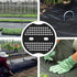 60 Pack Landscape Staples Gasket U-Sharped Garden Stakes Washer Anti-Ripping Plastic Buffer for Landscaping Grass Sunshade Cloth Staple Pin Nail G...