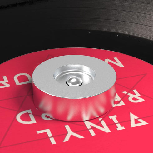 DIGITNOW 45 RPM Adapter, for 7 Inch Vinyl Record Players and Technics Turntables, Solid Aluminum Dome 45 Adapter Silver...