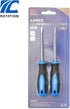 ROTATION 2-Piece Magnetic Screwdrivers Set with Nichrome tip, 1 Phillips and 1 Slotted Tips, Professional Cushion Grip Screwdriver Set with High T...