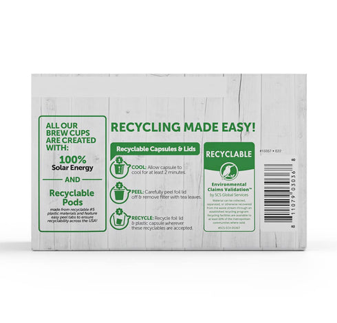 Super Organics Awake Black Tea Pods With Superfoods & Probiotics Keurig K-Cup Compatible Energy, Revitalizing, Refreshing Tea USDA Certified Organ...