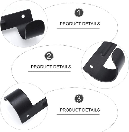 DOITOOL 1pc Ironing Board Hook Iron Dual-head Hook Storage Hook Dual-head Hanging Rack Storage Hanger Household Hanging Rack Hanging Shelf Ironing...