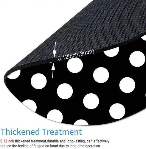 Mouse Pad Polka Dots Mouse Pad Dot Mouse Pad Office Mouse Pad Personalized Mouse Pad Desk Accessories Mouse Pad Round MousePad 7.9 x 7.9 x 0.12 In...