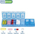 EZY DOSE Weekly (7-Day) Pill Case, Medicine Planner, Vitamin Organizer Box, Large Locking Compartments to Secure Prescription Medication and Preve...