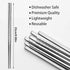 Stainless Steel Chopsticks 5 Pairs Reusable Multicolor Lightweight 304 Metal Chopsticks Square Lightweight Non-Slip Chop Sticks Dishwasher Safe Gi...