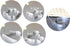 Stainless Steel Egg Molds, 5 Pack 3.5 Inch Different Shape Silver Egg Ring Molds for Cooking and Griddle of Egg, Flapjack, and Bread and Chocolate...