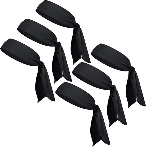 Chalier Head Tie Headbands for Men, Tennis Karate & Ninja Headbands, Athletic Sweatbands for Men Women...