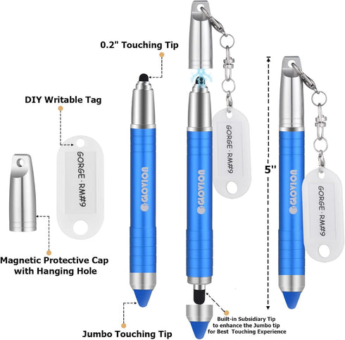 Stylus Pen for iPhone, Capacitive Stylus Pencil with Magnetic Cap 2 in 1 Kids Touch Screens Stylist Pens Compatible with Kindle Fire Android Kids ...
