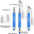 Stylus Pen for iPhone, Capacitive Stylus Pencil with Magnetic Cap 2 in 1 Kids Touch Screens Stylist Pens Compatible with Kindle Fire Android Kids ...