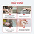 Shower Groomer - Grooming Pet Shampoo Brush, Cat Dog Hypoallergenic Bath and Massage Brush, Soft Silicone Bristles Scrubber for Puppy & Kitten, Ea...