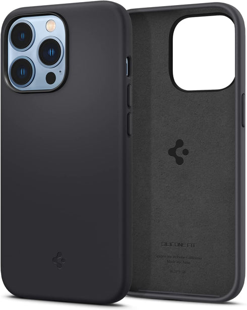 Spigen Silicone Fit Designed for iPhone 13 Pro Case (2021) - Black...