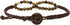 Infinityee888 Tiger Eye Anklet Bracelet bead woven Brown Wax 8 Infinity Endless Love Symbol Adjustable Ankle Bracelets for Men, Women, teen girl H...