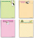 Cute Humorous Notepads - 4 Assorted Funny Note Pads...