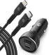 Galvanox iPhone Car Charger (30W) Multi Port Fast Charging Car Adapter with MFi Apple Certified USB-C to Lightning Cable for iPhone 11/12/13/14 Pr...