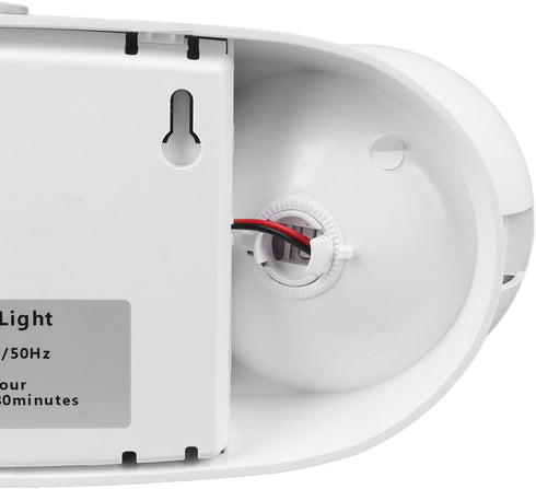Emergency Light LED Emergency Lighting Fixtures with 2 Heads, Commercial Emergency Light 1800mAh Battery US Plug, 2 Adjustable LED Lamp Heads Entr...