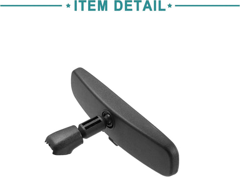 ACROPIX Car Interior Rear View Mirror Fit for Nissan Altima Pack of 1 Black...