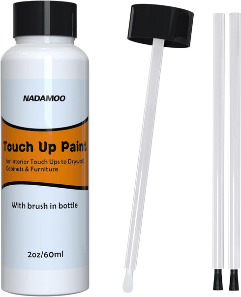 NADAMOO Multi Surface Touch Up Paint White, Interior House Appliance Paint Repair Marker for Wall, Ceiling, Cabinet, Door, Furniture, Windows, Shu...