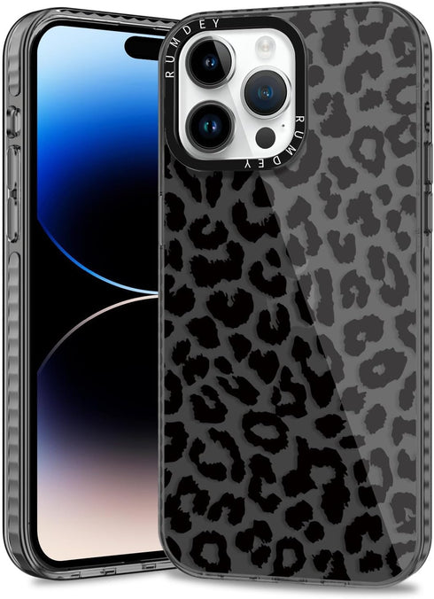 2 Pack Cheetah Cases for Apple iPhone 13 / iPhone 14 Case 6.1 inch, Clear with Cute Fashion Leopard Patterns for Girls Women, Slim Funda with Shoc...