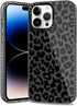 2 Pack Cheetah Cases for Apple iPhone 13 / iPhone 14 Case 6.1 inch, Clear with Cute Fashion Leopard Patterns for Girls Women, Slim Funda with Shoc...