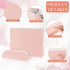 2 Pcs Silicone Makeup Bag and Makeup Brush Holder Silicone Cosmetic Bag with Zipper Waterproof Travel Toiletry Bag Makeup Tools Organizer for Trav...