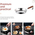 ABOOFAN Frying Pan Practical Metal Pan Breakfast Pan Mini Skillet Pan for Eggs Handled Oil Pot Multi-use Egg Pan Omelets Pan Egg Pancake Maker Oil...