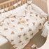 Baby Blanket Double Layer Cotton Muslin Thick Quilt Neutral 40x40Inch Soft Throw Blanket Bear Pattern...