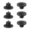 Fielect 6Pcs SpeakOn Panel Mount Socket Round, 4 Pole Audio Speaker Twist Lock Female Speakon LY-KNT041...