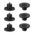 Fielect 6Pcs SpeakOn Panel Mount Socket Round, 4 Pole Audio Speaker Twist Lock Female Speakon LY-KNT041...