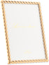 Lawrence Frames Rope Design Metal Frame, 5x7, Gold...