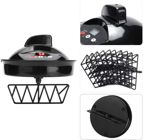 Electric Mixer, Electric Blender, with Scales Mixing Bowl, US Plug Automatic Dye Cream Blender for Hair Salon Home...