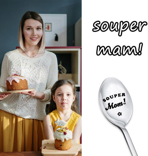 Funny Mothers Day Gifts for Mom Mother Souper Mom Spoon Gifts for Mama Mommy Mom Birthday Christmas Gifts for New Mom Mother In Law Best Mom Ever ...