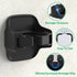 5 Pack Broom Holder Wall Mount Mop Grippers No Drilling Self Adhesive Anti-Slip Mop Handle Hanger Dustpan and Broom Organizer-Black...