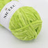NICEEC 3 Skeins Soft Chenille Yarn Blanket Yarn for Knitting Fancy Yarn for Crochet Weaving DIY Craft Total Length 3×85m (3×93yds, 3×50g)_Spring G...