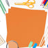 Whaline 25 Sheet 12 x 12 Inch Pumpkin Orange Card Stock Paper Fall Thanksgiving Thick Scrapbook Paper for Autumn DIY Crafts Card Making School Off...