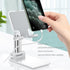 2Pack Cell Phone Stand for Desk, Adjustable Angle & Height Mobile Phone Holder Cute, Foldable Compact Desk Mount for Smartphone, Kindle under 7'' ...