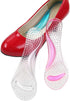 High Heel Insoles Inserts,3/4 Gel Cushion Pads Relief Pain High Arch Support Shoe Insole Flat Soles for Women High Heel Sandals Boots(Clear)...