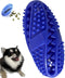 Dog Treat Toy Ball, Treat Dispensing dog toys, Slow Feeder Puzzle, and Dog Toys to Keep Them Busy with This Blue 3-in-1 Interactive Dog Ball for S...