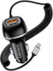 SUNDAREE USB C 96W Super Fast Car Charger PD & QC3.0 with 5ft 45W Type C Coiled Cable, Car Phone Charger Adapter for iPhone 15 14 13 12 11 Pro Max...
